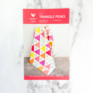 Triangle Peaks Quilt Pattern