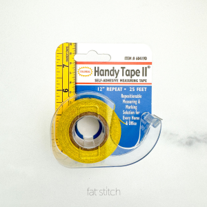 Handy Tape, Adhesive Measuring Tape 12in Repeat 25ft Roll #60419D