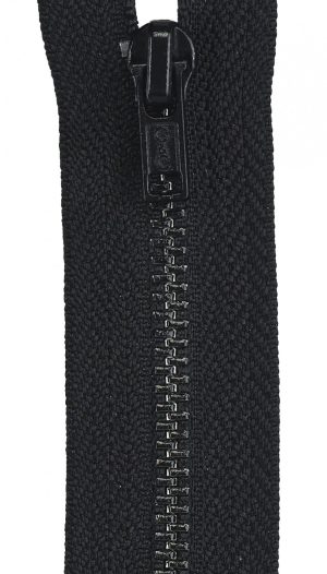 All-Purpose Metal Zipper 14in Black