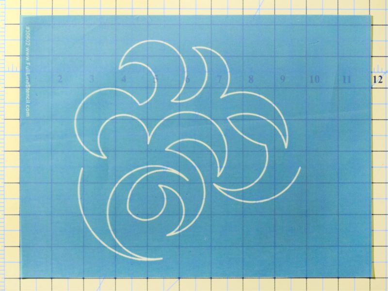 Full Line Stencil Overall Swirl