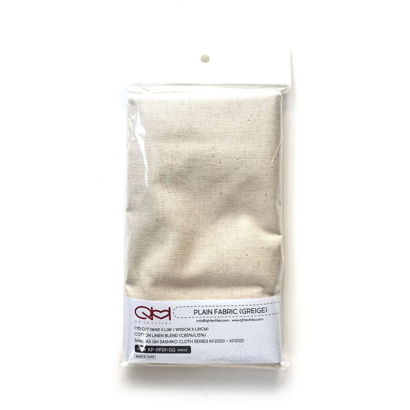 Greige Sashiko Sampler Fabric