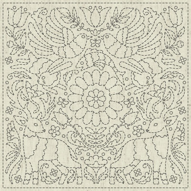 Sashiko Cloth Good News