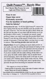 Stencil Chalk Transfer Quilt Pounce Pad Barely Blue