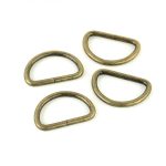 Four D-Rings 1 Antique"