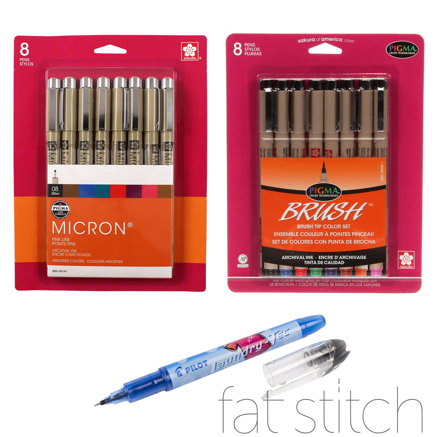 Archival Pigma Micron Pens and Brushes–20% Discount with Bundle