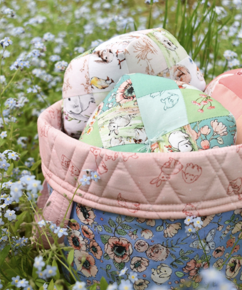 Bunny Lane by Briar Hill Designs–Charm Squares–Print