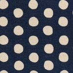 Canvas Natural Dots on a Midnight background–Japanese Designs by Sevenberry