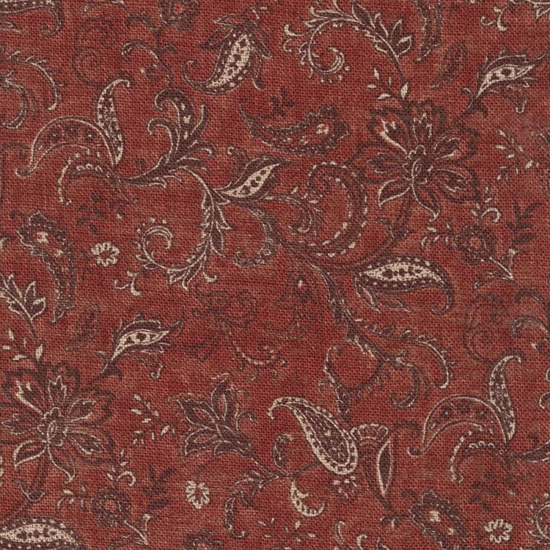 Nara Homespun–Red–Japanese Designs by Sevenberry