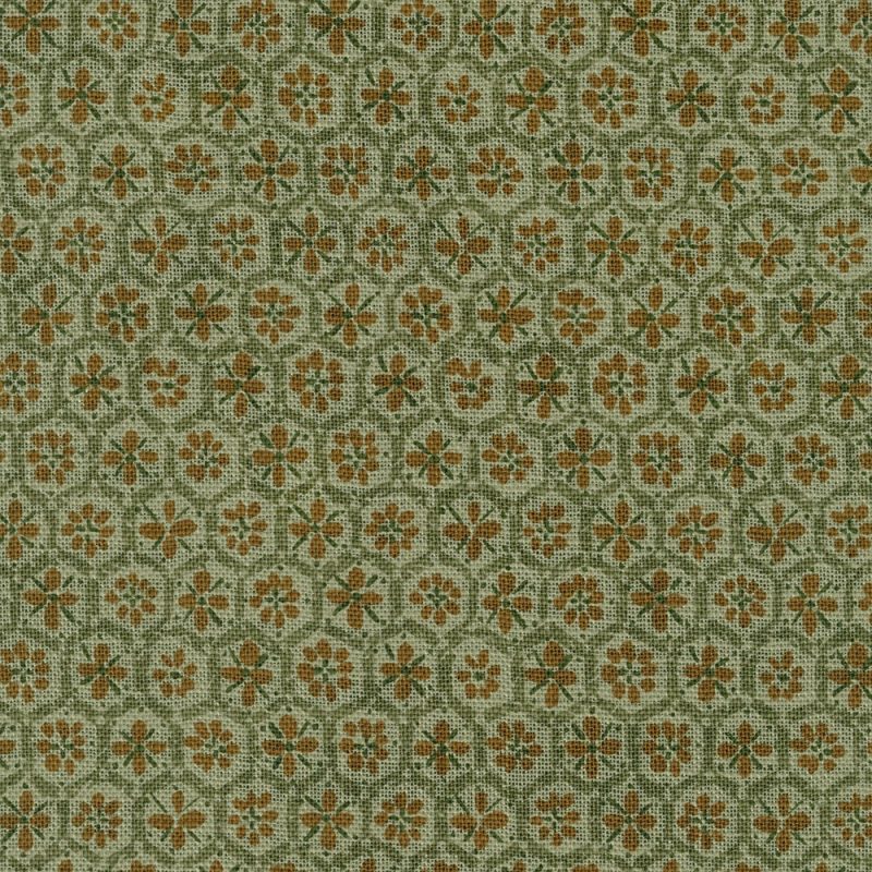 Nara Homespun–Olive–Japanese Designs by Sevenberry