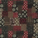 Nara Homespun–Red–Japanese Designs by Sevenberry