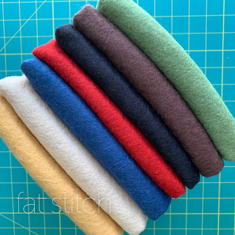 Wool Felt 100% Virgin Wool Homespun Collection Fat Quarters