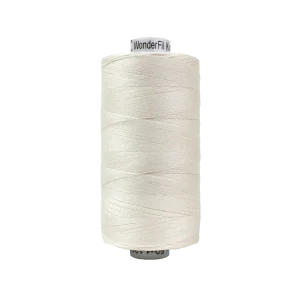 Pearl – Wonderfil Konfetti Solid – 50wt 3/ply – 100% Egyptian Cotton Thread – Low Lint – Large Spool 1094 Yards – #KT1-103