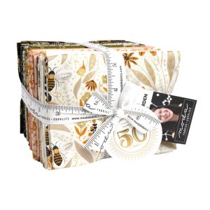 Bee Garden Fat Quarter Bundle – Quality Quilting Cotton – 34 Pieces – Gingiber – Moda Precuts – #48410AB