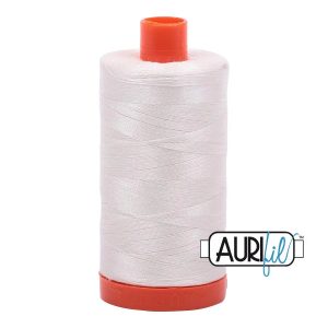 Aurifil Sea Biscuit 50wt 2/ply – 100% Egyptian Cotton Mako Thread – Large Spool 1422 Yards – #MK50-6722
