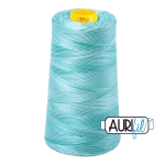 Aurifil Varigated Quilting Thread – Mako 40wt/3ply Cone #4654 Turquoise Foam