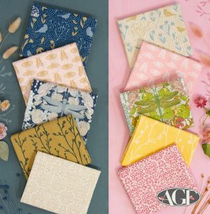 Spring Equinox - Fabric Wonders – Fat Quarter Bundle – Katie O’Shea – Art Gallery Fabrics –16 Pieces –FQWSPE
