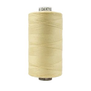 Ecru – Wonderfil Konfetti Solid – 50wt 3/ply – 100% Egyptian Cotton Thread – Low Lint – Large Spool 1094 Yards – #KT1-102