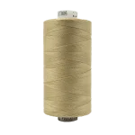 Dark Ecru – Wonderfil Konfetti Solid – 50wt 3/ply – 100% Egyptian Cotton Thread – Low Lint – Large Spool 1094 Yards – #KT1-806